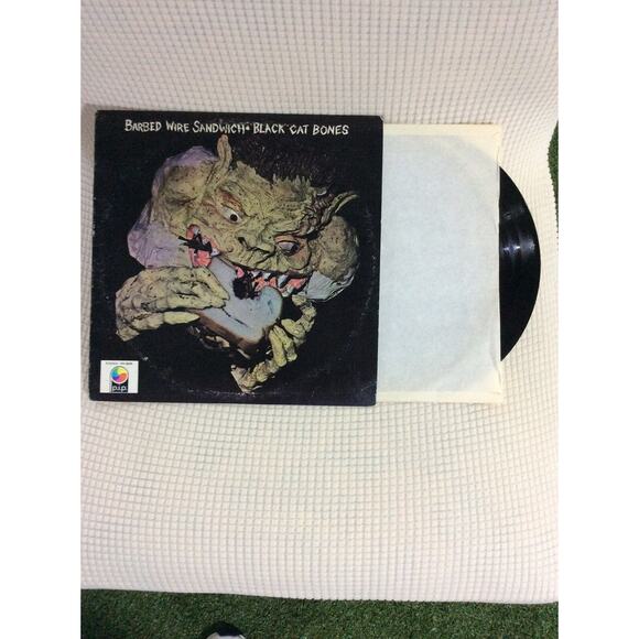 BLACK CAT BONES - Barbed Wire Sandwich 1971 PIP -6089 Vinyl LP Psych Blues - Picture 3 of 5